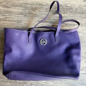 Michael Kors Deep Purple Tote Bag
